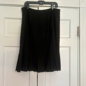 Laundry Black Pleated Skirt